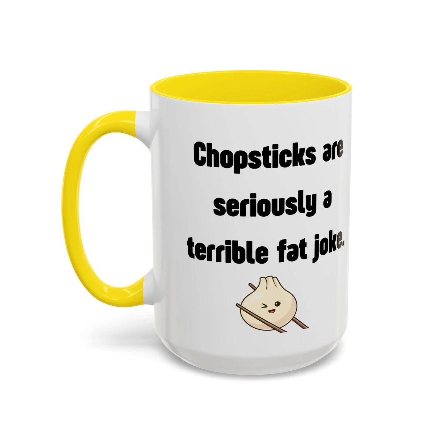 Funny Ceramic Mug, Fat Jokes Printify