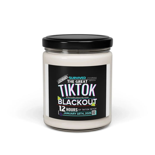 TikTok Inspired 12 Hour Blackout, Scented Soy Candle, 9oz Printify