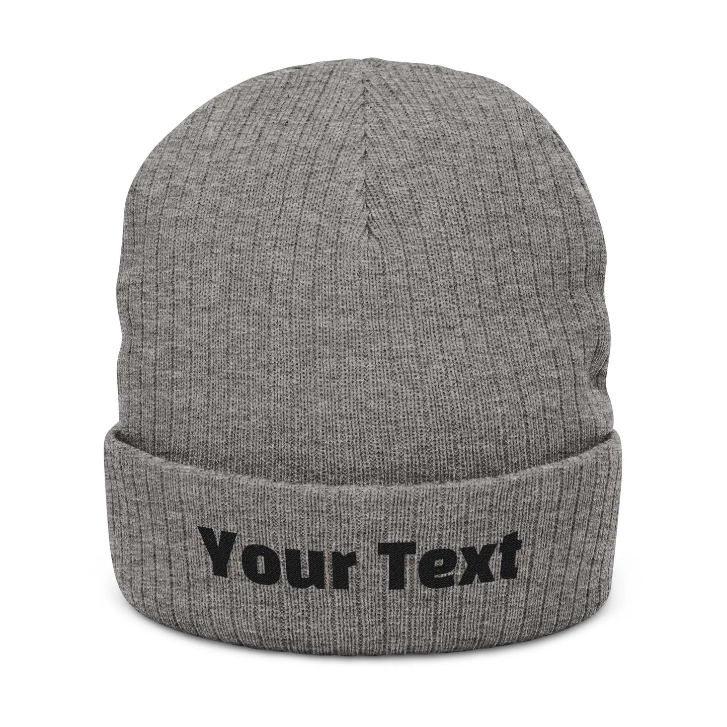 Custom Text Unisex Knit Beanie, Say Less (Wear It Loud) Printify