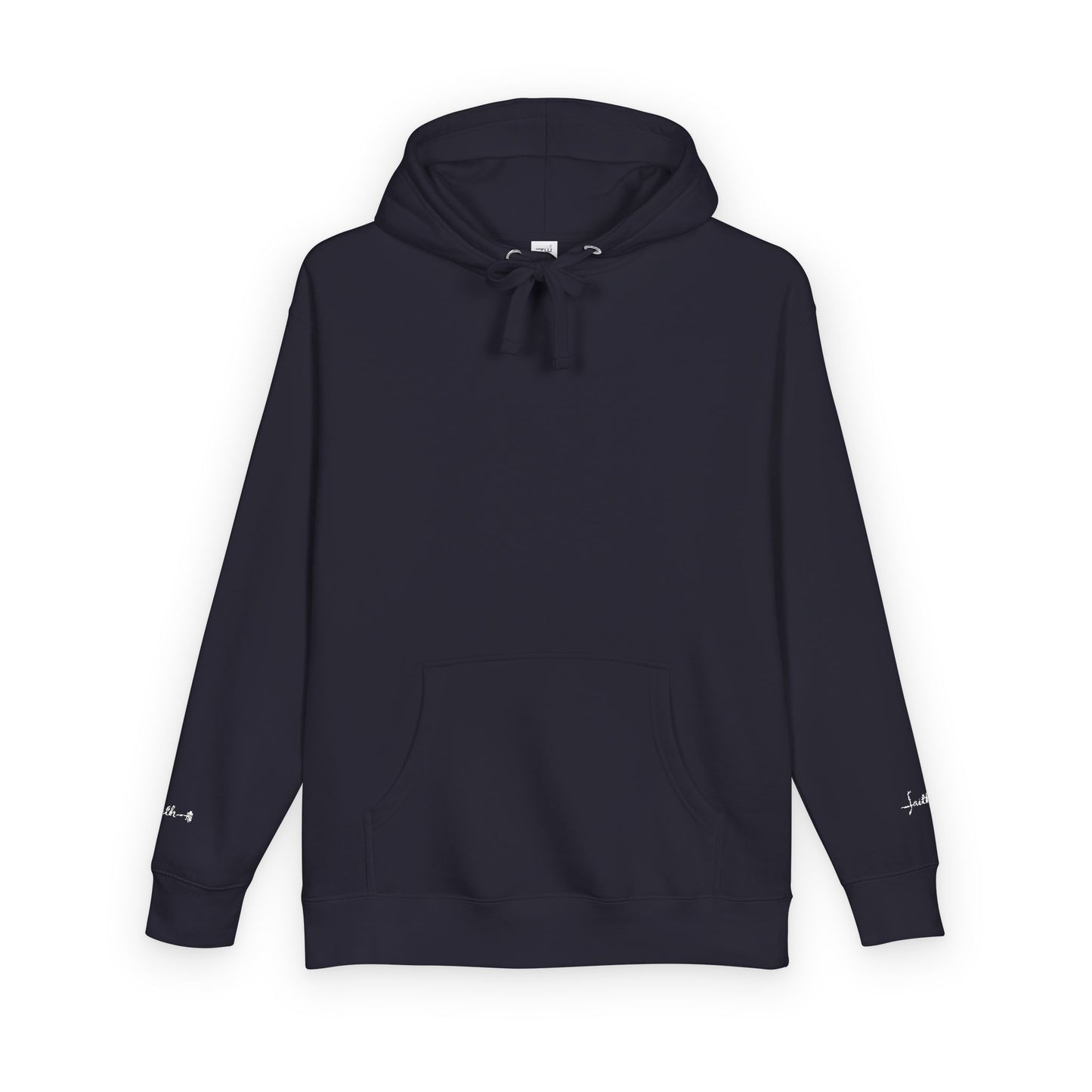 Minimalist Unisex Fleece Hoodie -Faith