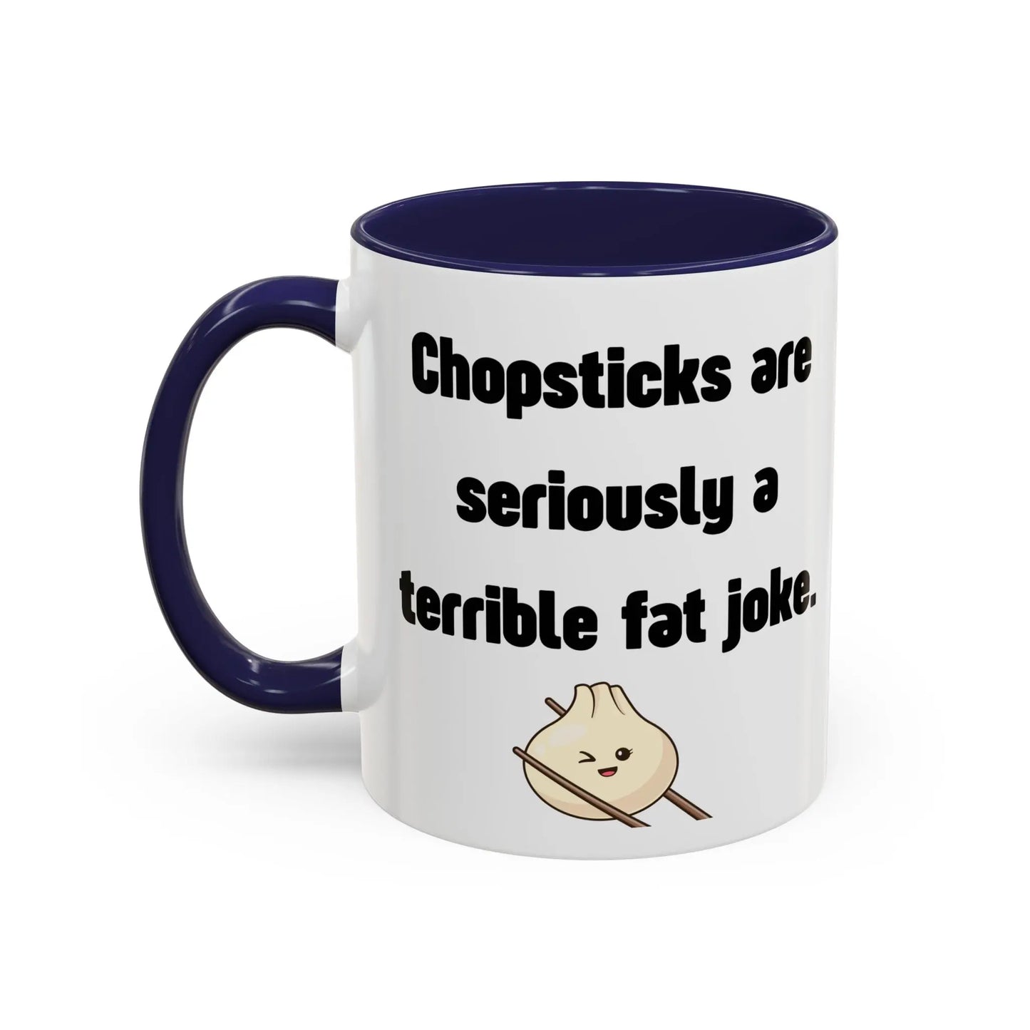 Funny Ceramic Mug, Fat Jokes Printify