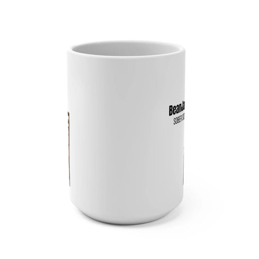 BeanJamin Sober Sidekick Mug – Featuring Our Custom Recovery ChatGPT, by The Bean Grind Printify