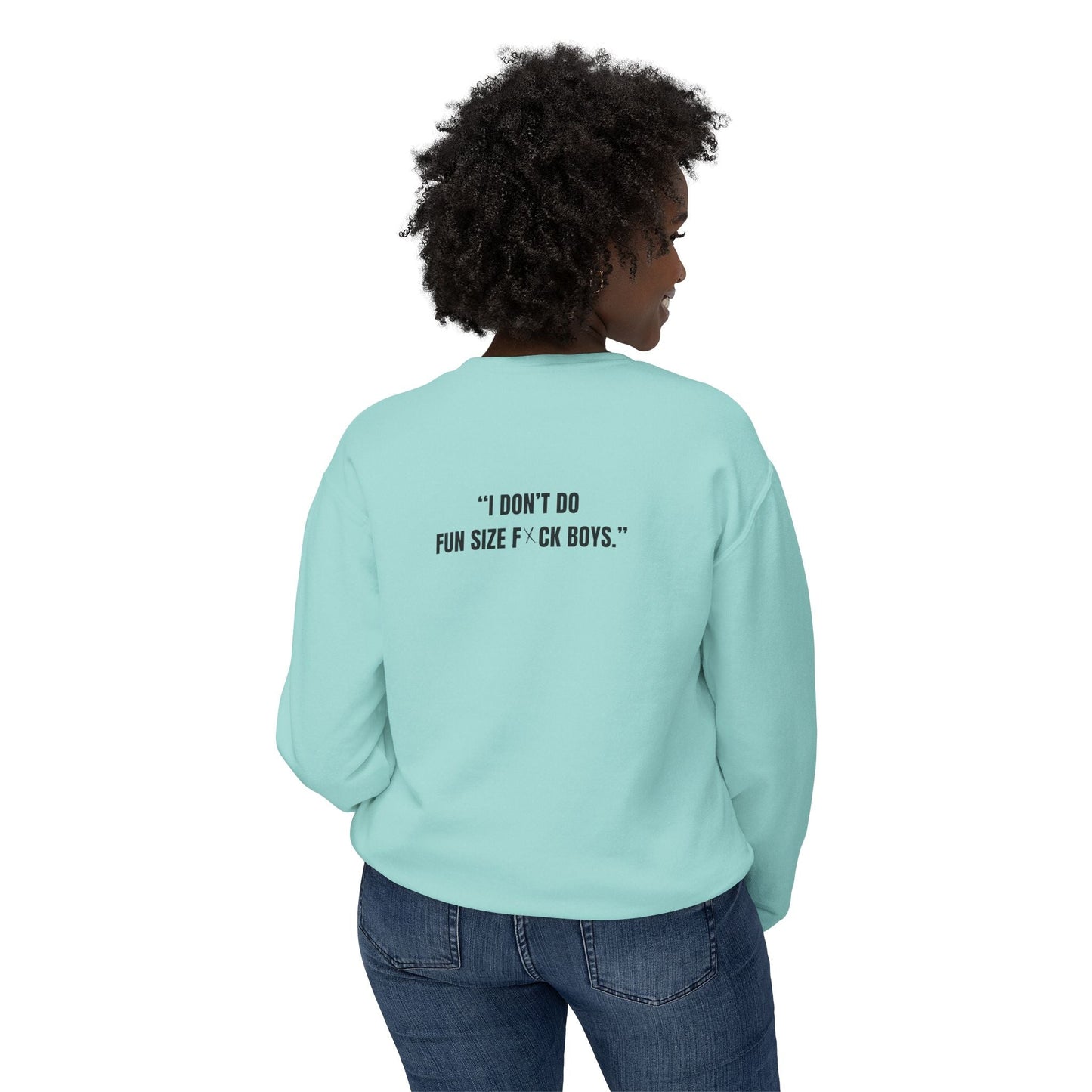 Adult Humor Heavy Weight Sweater - Fun Size F*CK BOYS Printify