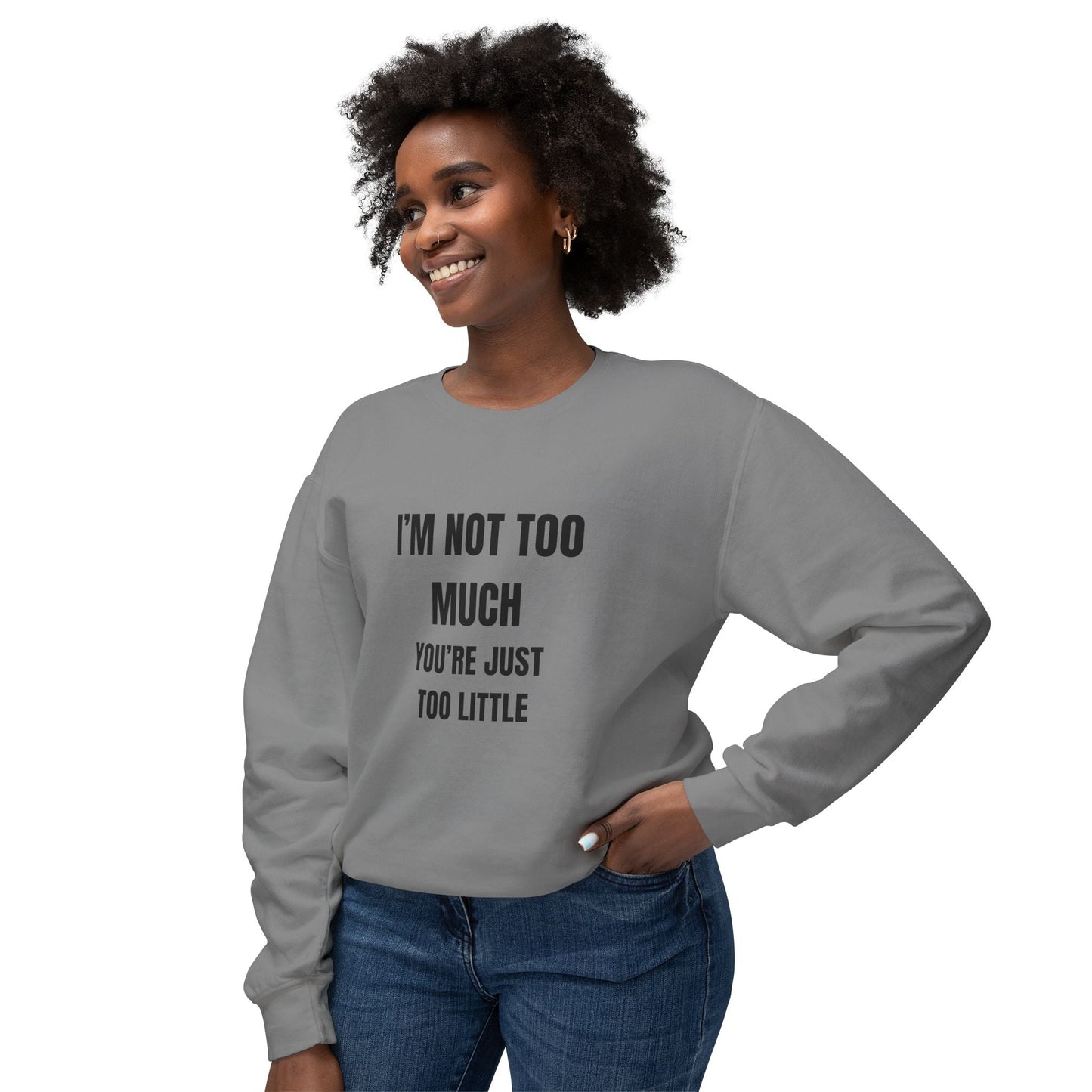 Adult Humor Heavy Weight Sweater - Fun Size F*CK BOYS Printify