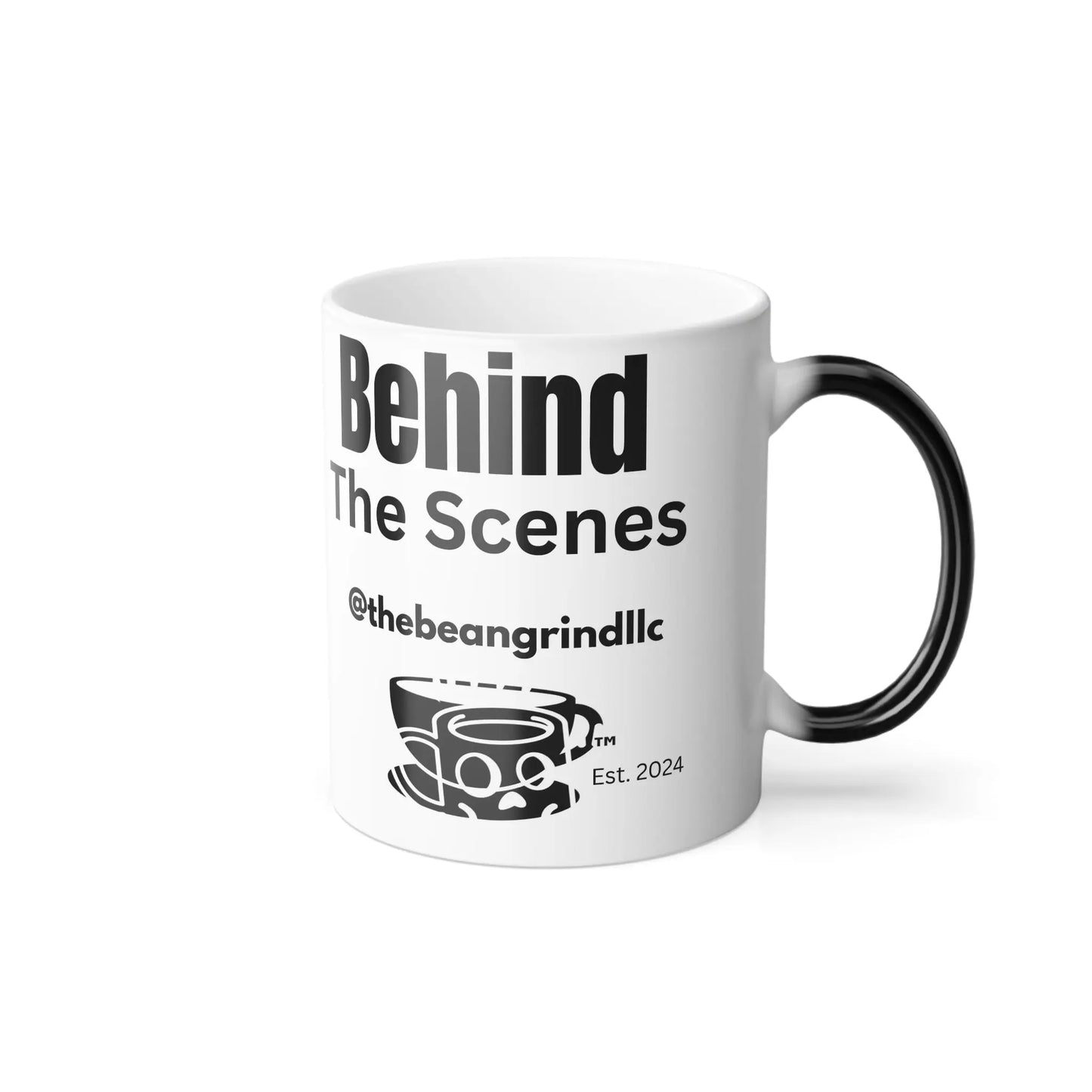Behind the Scenes Color Changing Mug 11oz, Support Your Favorite Mug Shop Printify