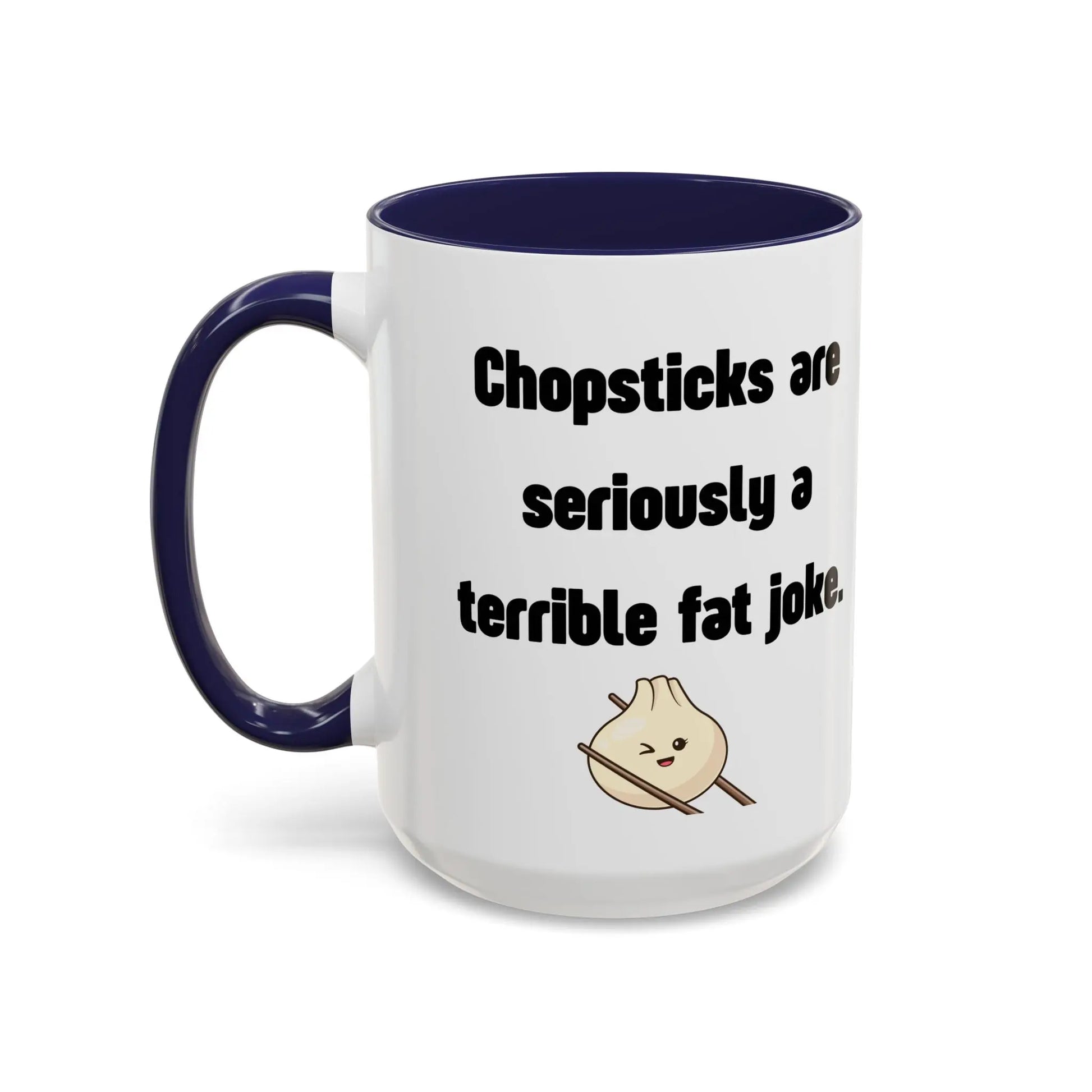 Funny Ceramic Mug, Fat Jokes Printify