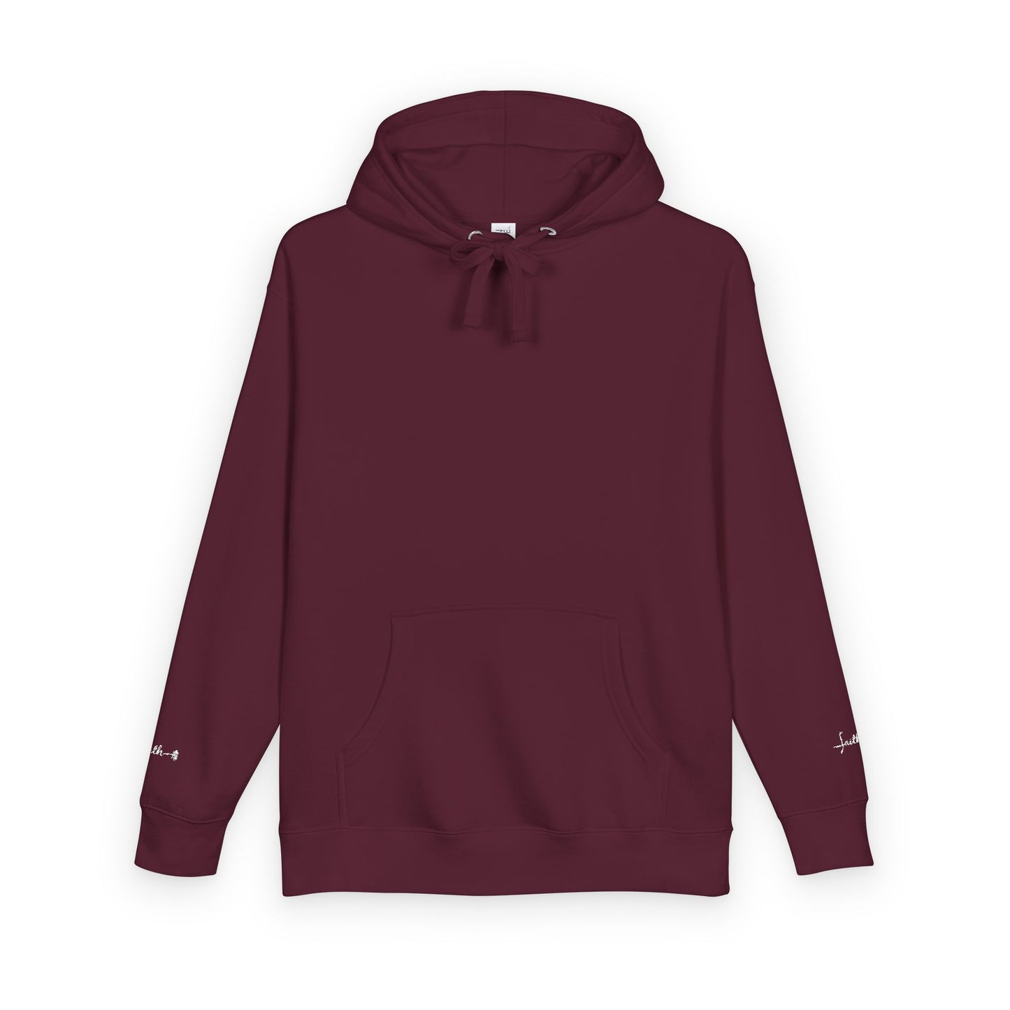 Minimalist Unisex Fleece Hoodie -Faith