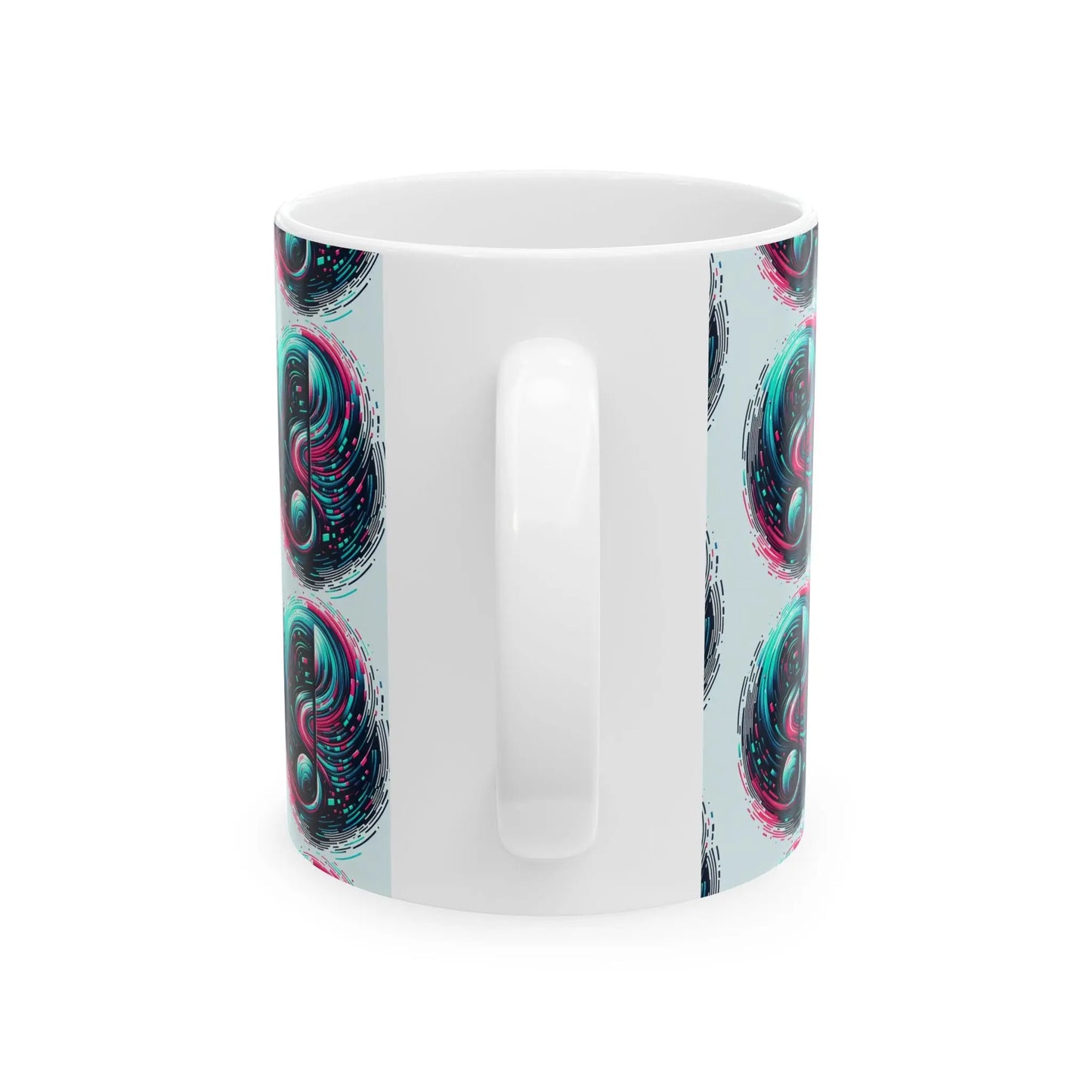 TikTok Inspired Mug, Abstract-Music Notes Printify
