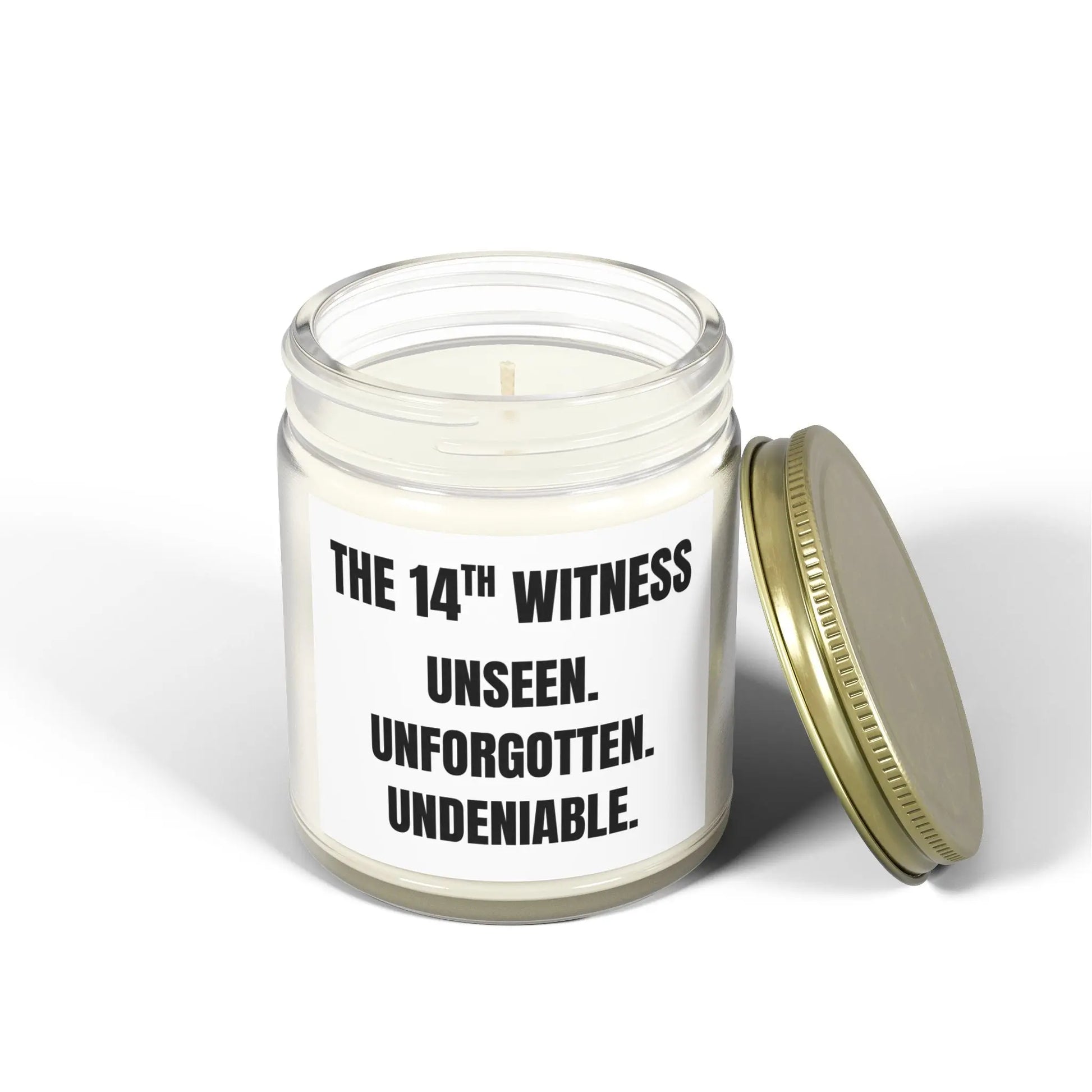 The 14th Witness, Soy Candle, "Truth Teller." Printify