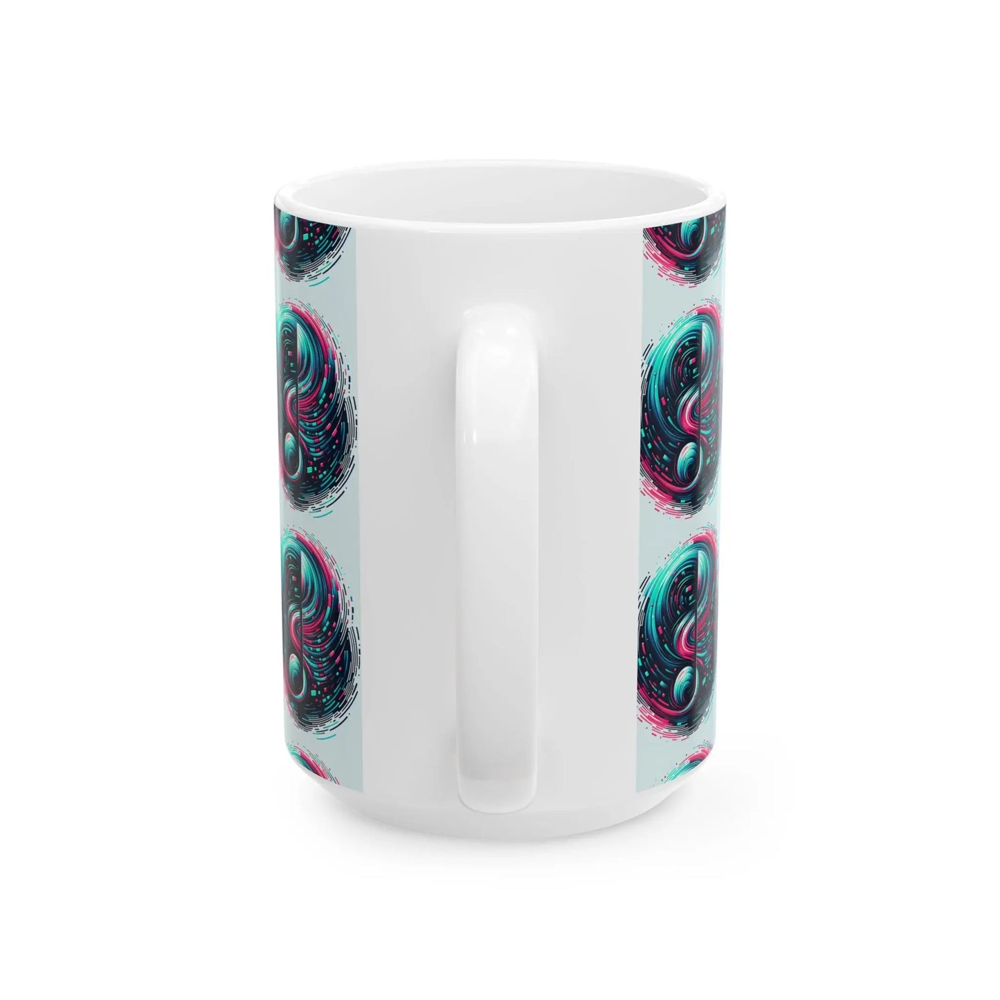 TikTok Inspired Mug, Abstract-Music Notes Printify