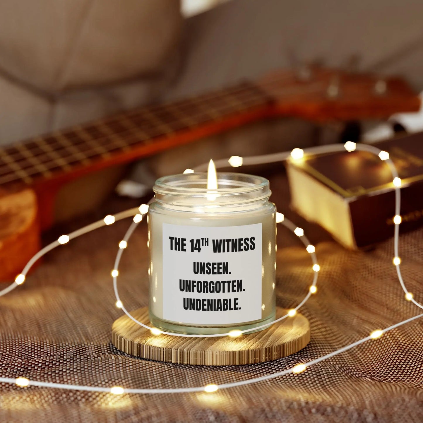 The 14th Witness, Soy Candle, "Truth Teller." Printify