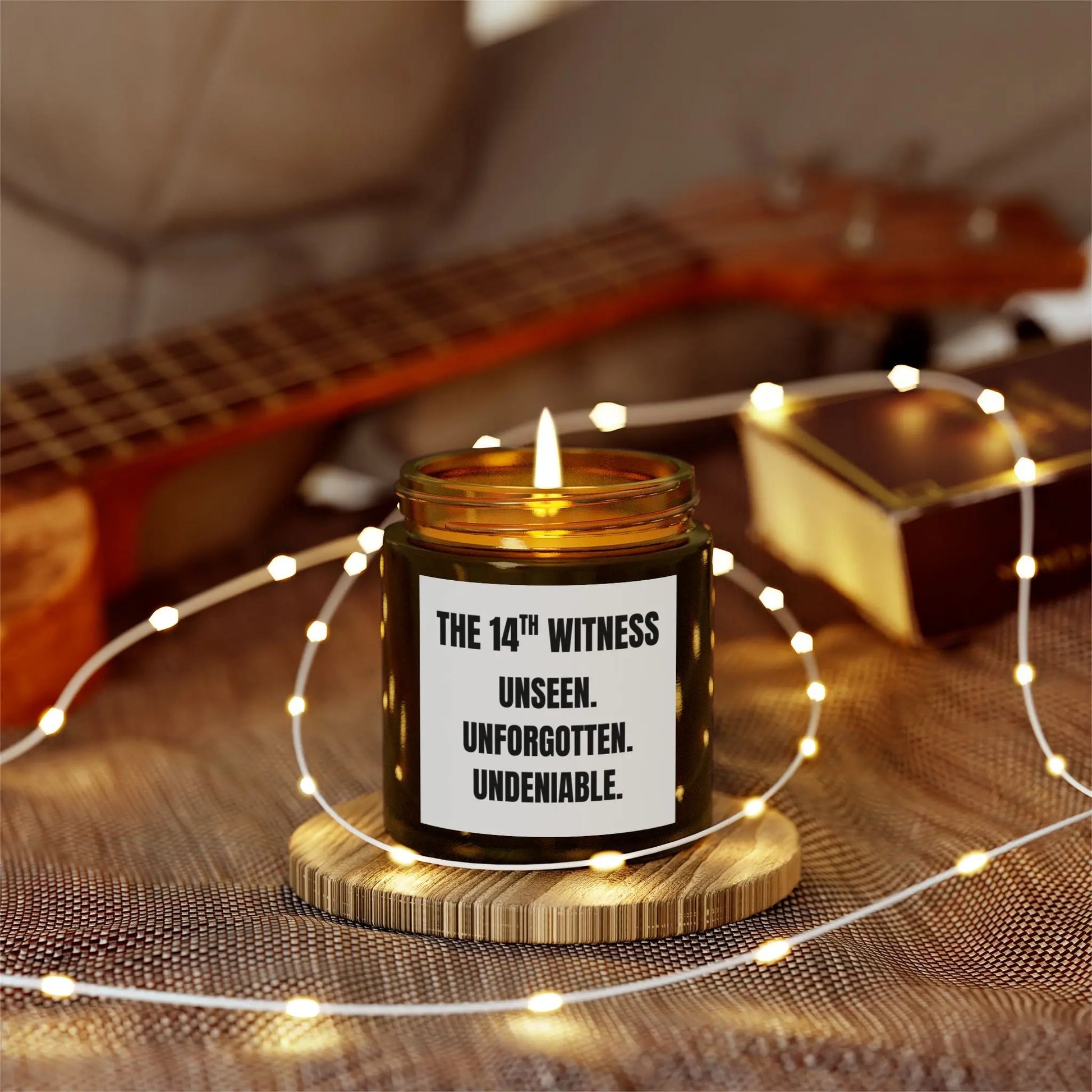 The 14th Witness, Soy Candle, "Truth Teller." Printify