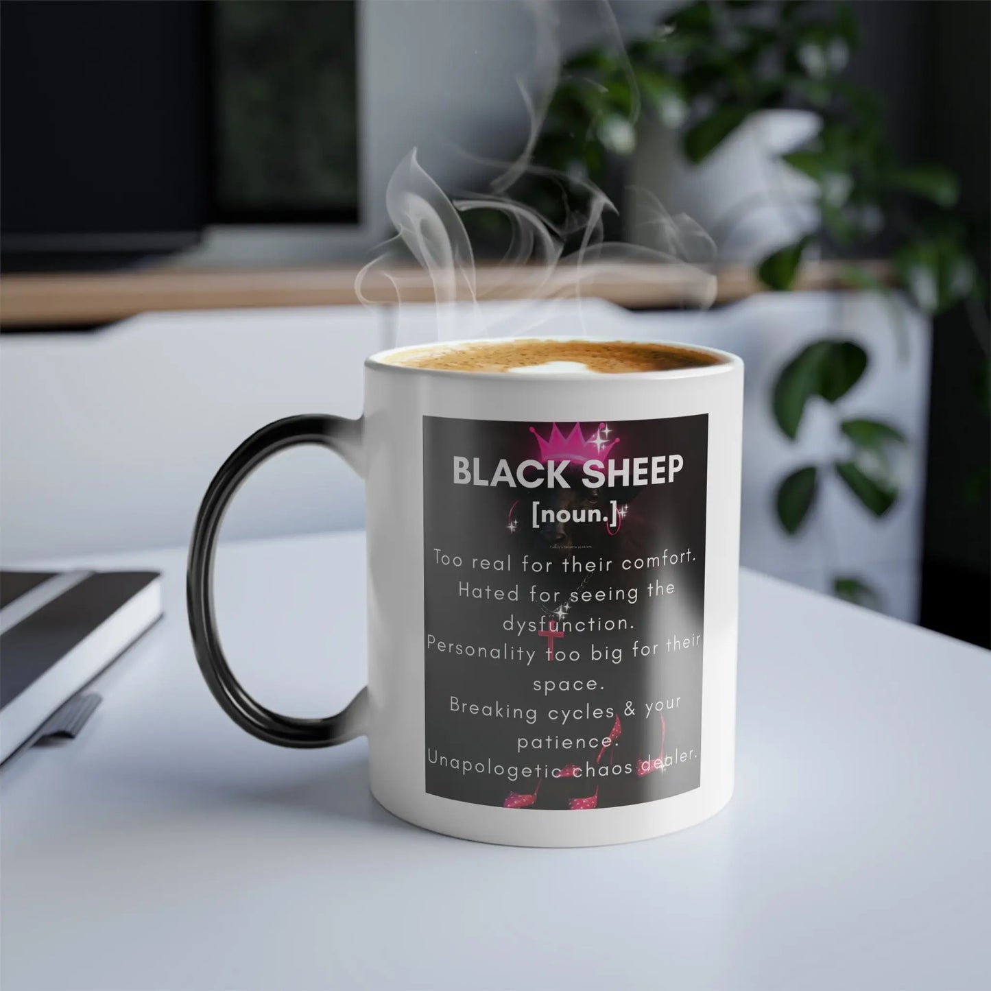 Hidden Message Mug, 🖤Black Sheep Sedition Printify