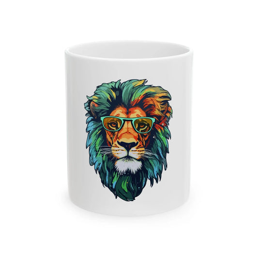 Inspirational Ceramic Mug, Lion Lovers Printify