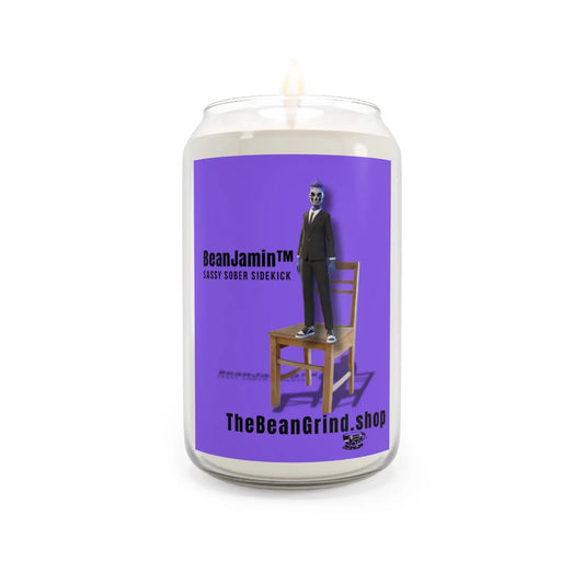 Sobriety & Funny Scented Candle - Featuring BeanJamin, Sober Sidekick + Secret Bonus Printify