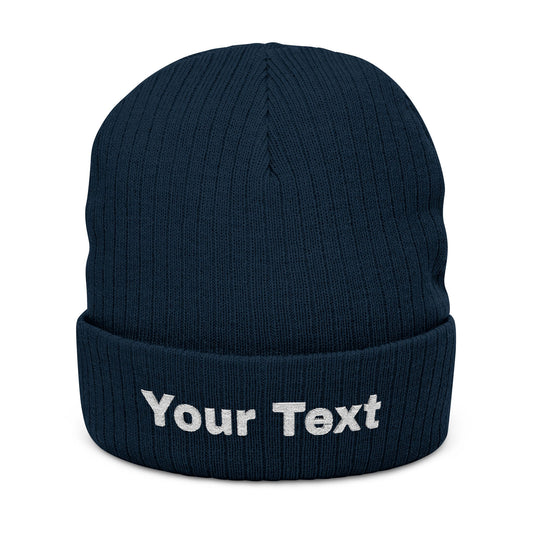 Custom Text Beanie - Say Less (Wear It Loud), 7 Colors