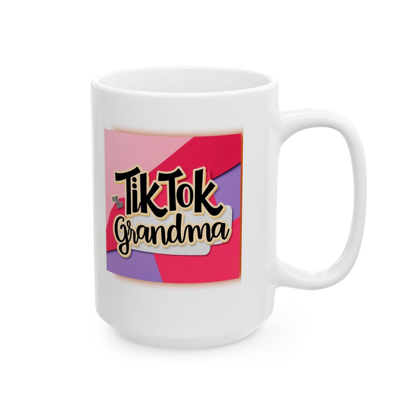 Keramiktasse mit TikTok-Motiv