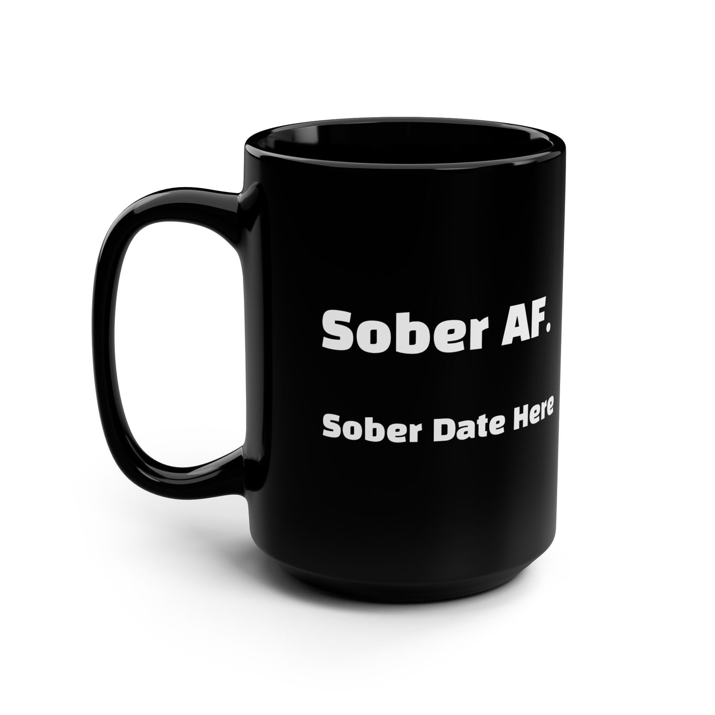 The Recovery Grind Bundle – Custom SoberAF Mug, Candle, Notebook, Sticker