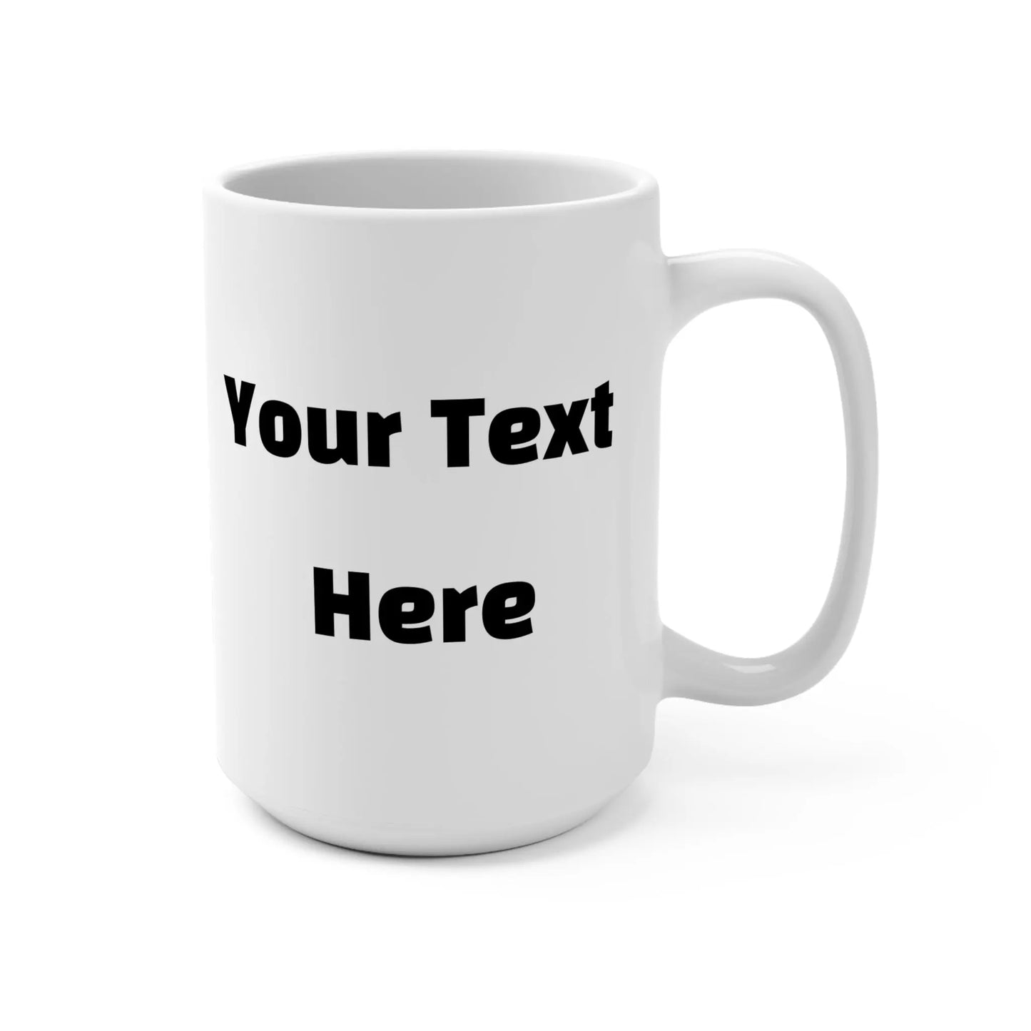 Custom Sobriety Mug-"Chains Break. I Don't", Custom Sober Date, Black Edition Printify