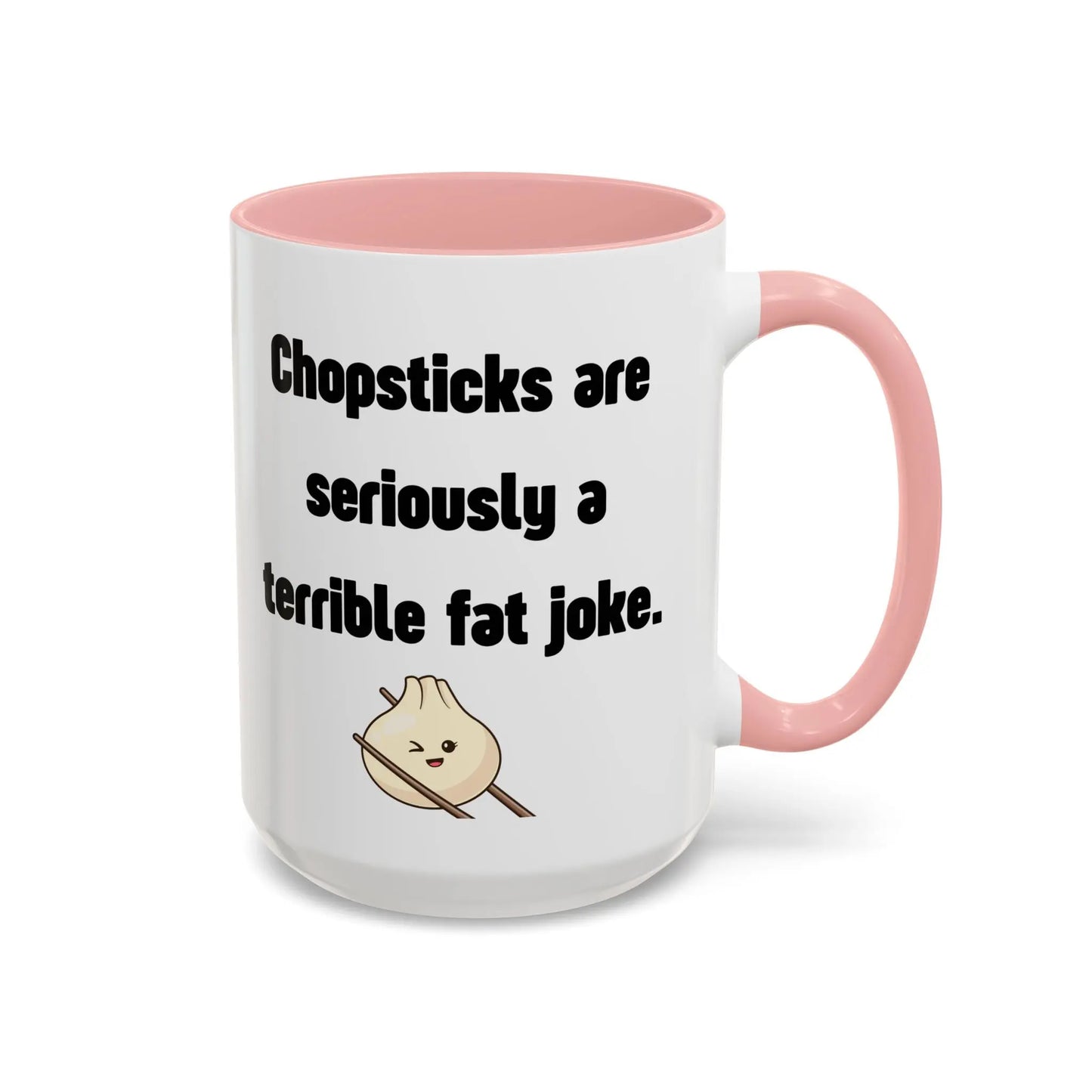 Funny Ceramic Mug, Fat Jokes Printify