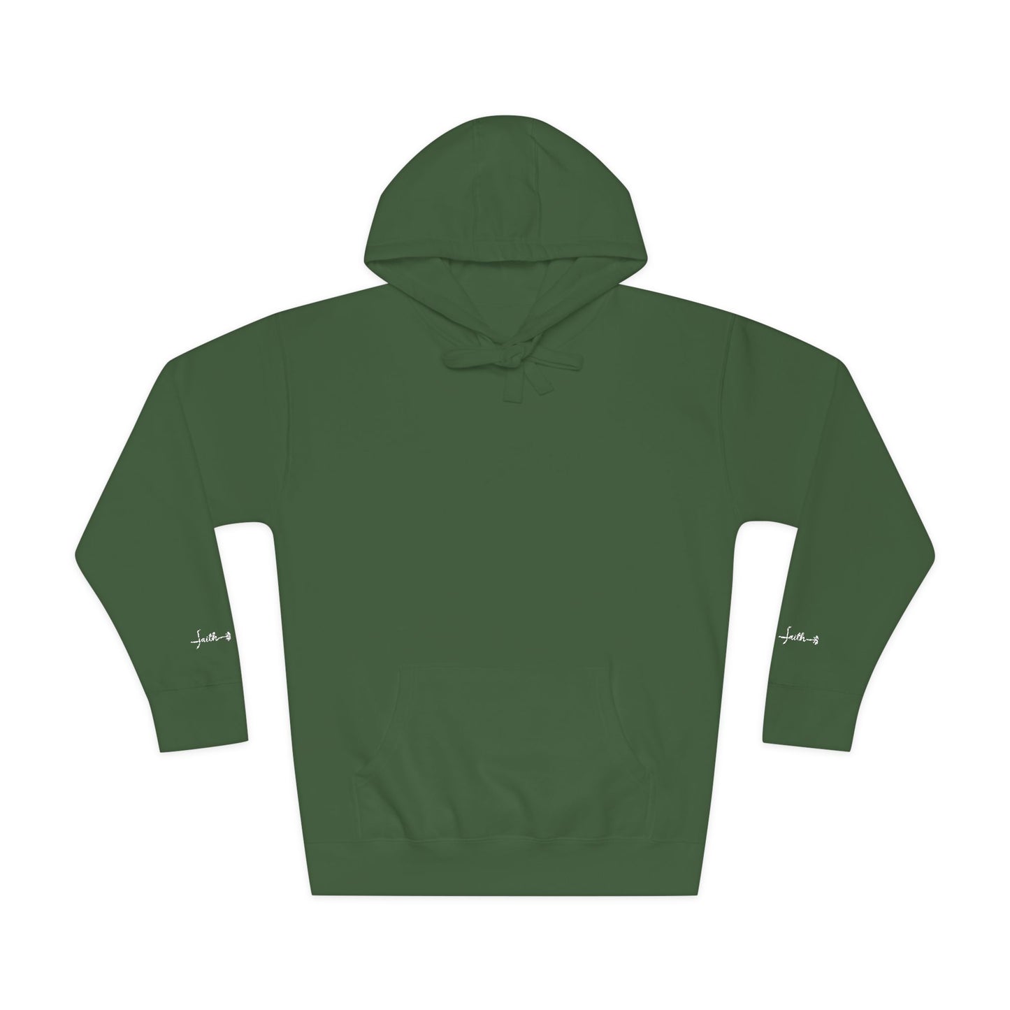 Minimalist Unisex Fleece Hoodie -Faith