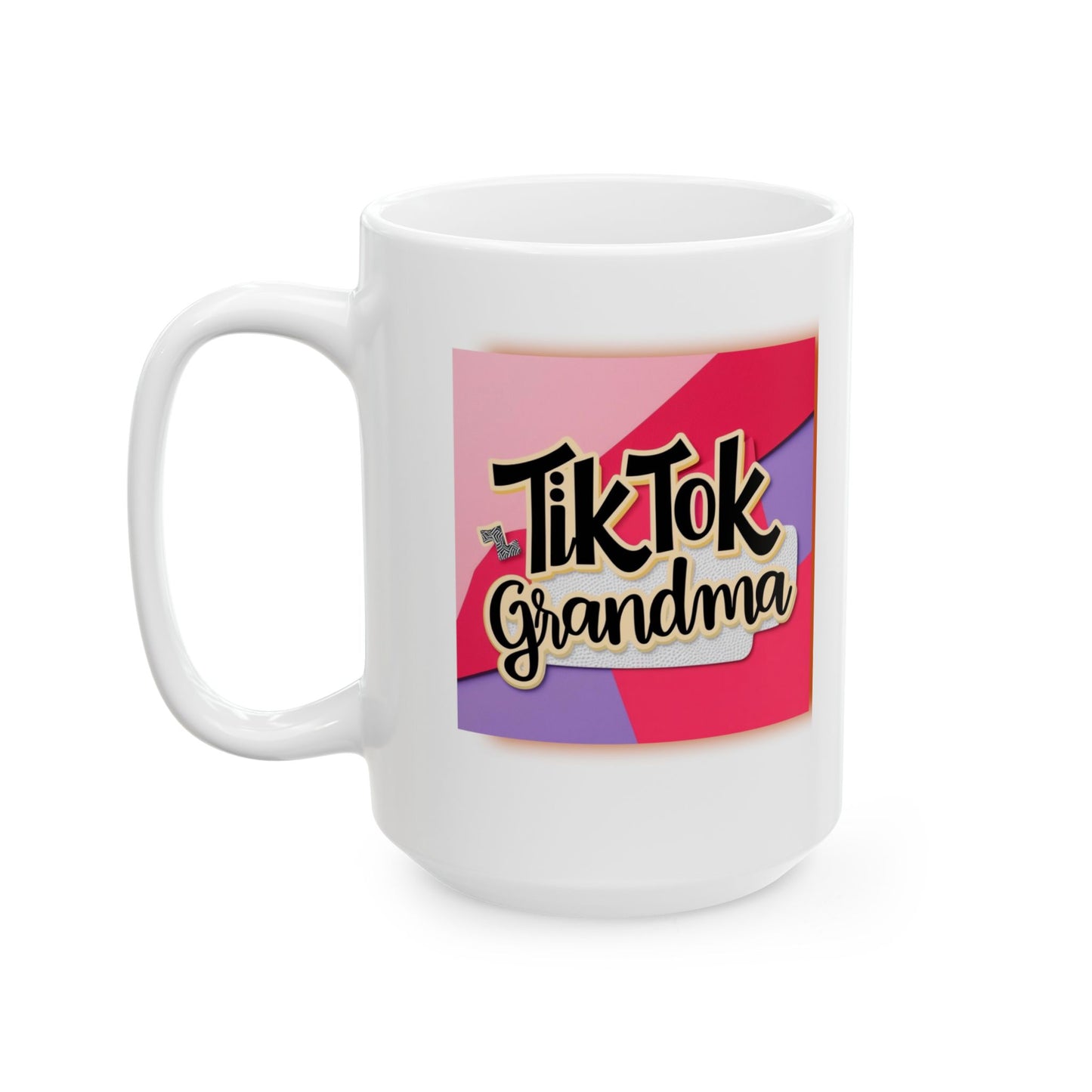 Keramiktasse mit TikTok-Motiv