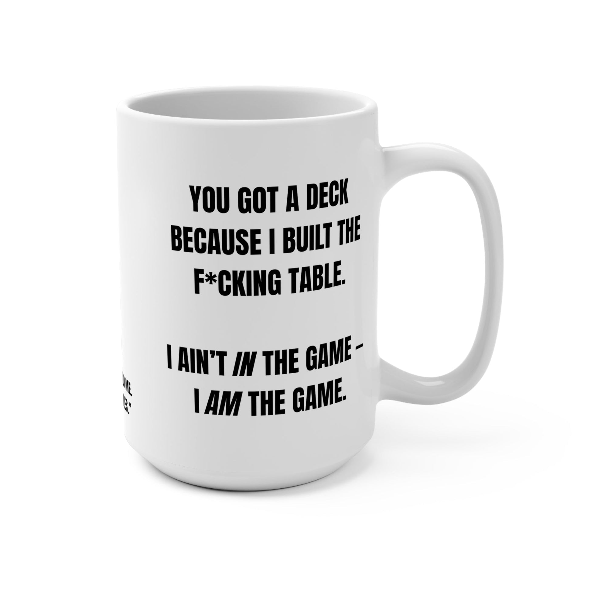 Funny Mug, I Built the F*cking Table Printify