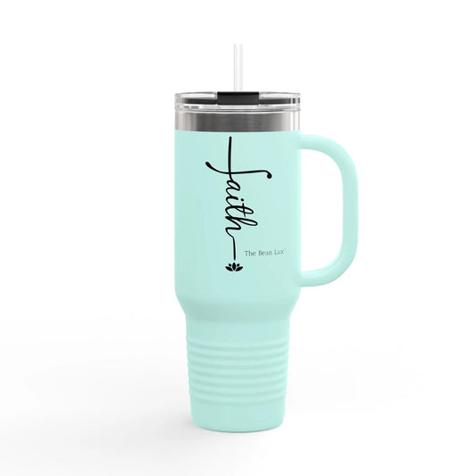 The Bean Lux™ Premium Insulated Travel Mug 40oz, "Faith"- 5 Colors Printify