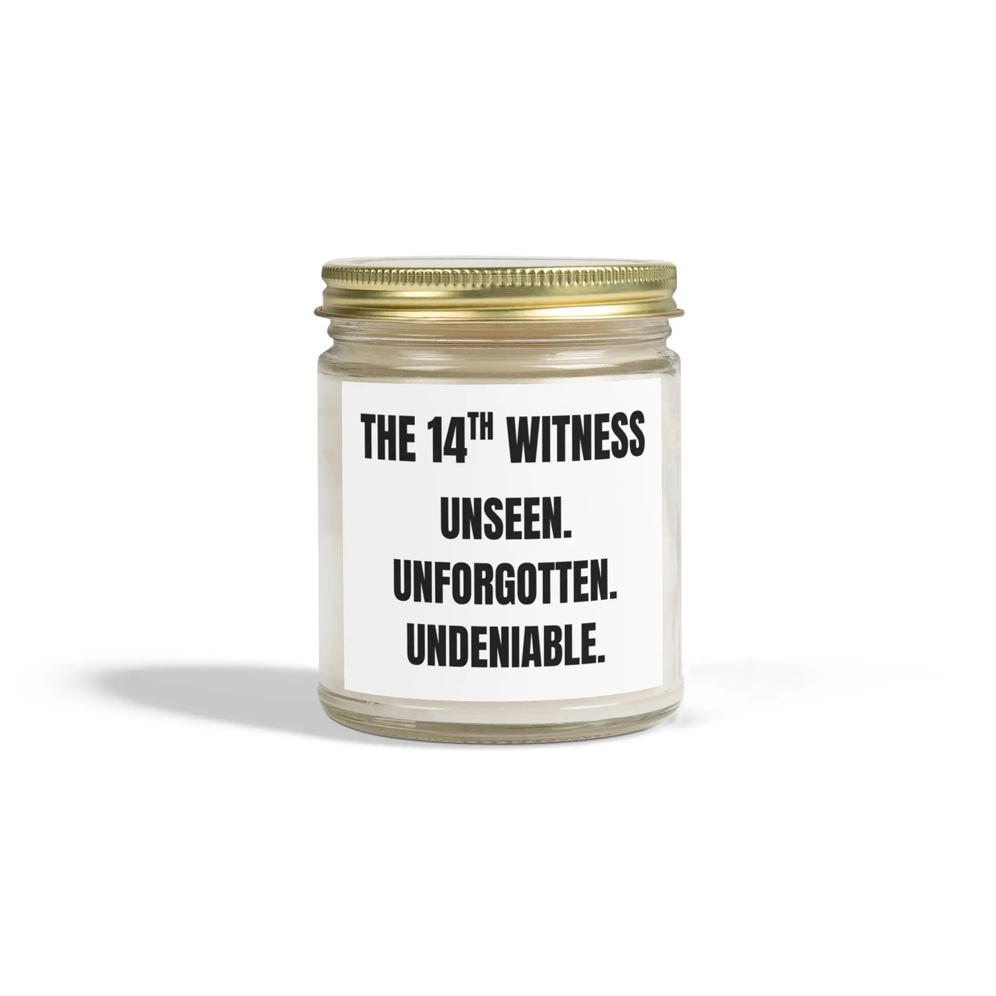 The 14th Witness, Soy Candle, "Truth Teller." Printify