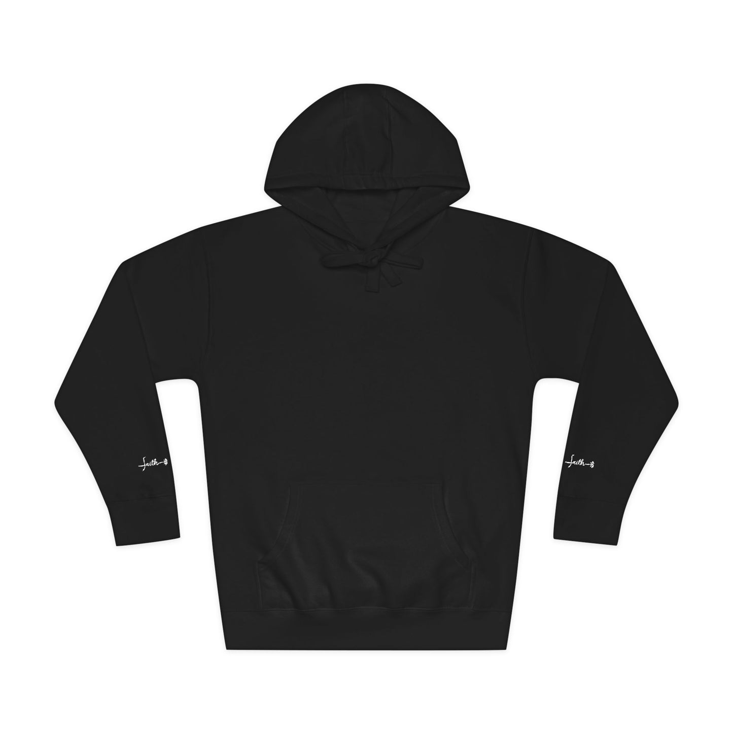 Minimalist Unisex Fleece Hoodie -Faith