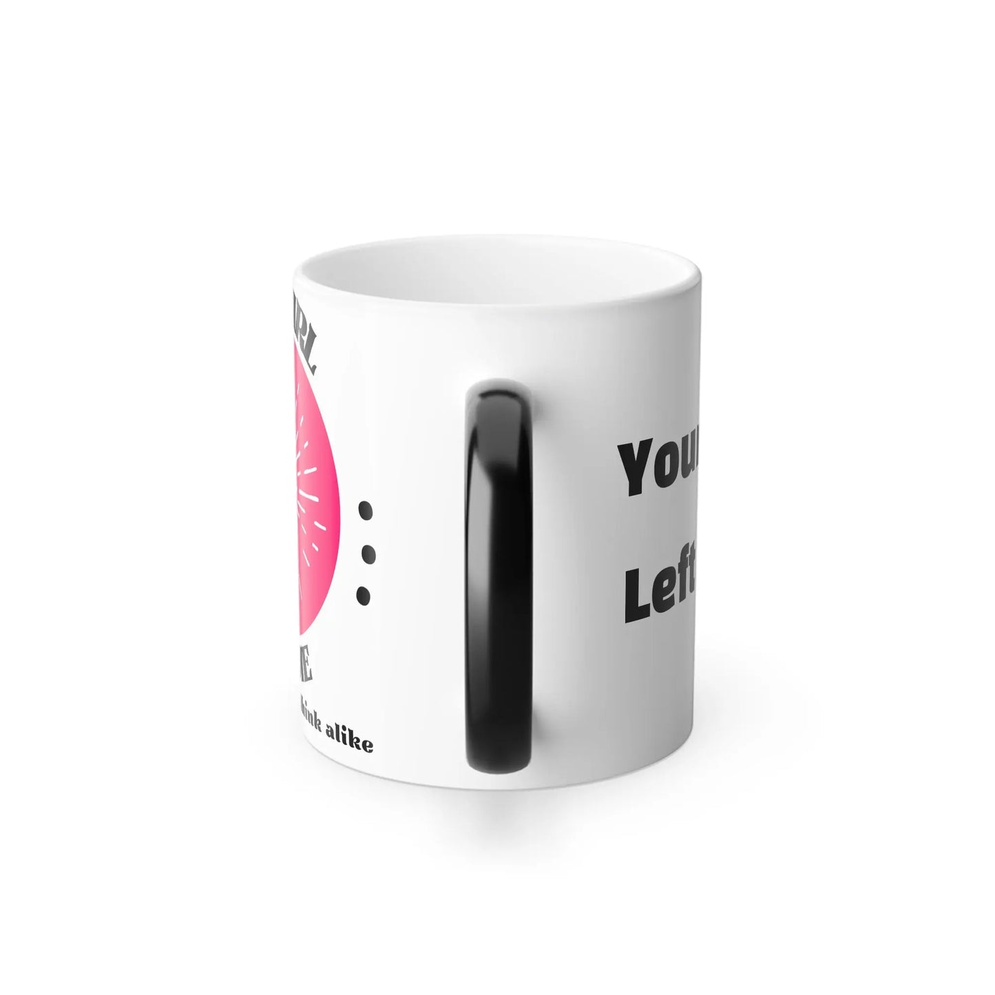 Hidden Message Mug, Hot Girl Baddie + Custom Design & Matching Vinyl Sticker Printify