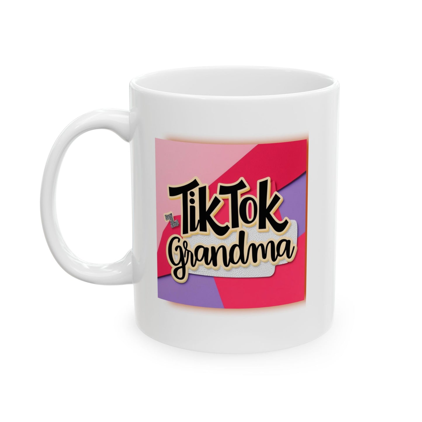 Keramiktasse mit TikTok-Motiv