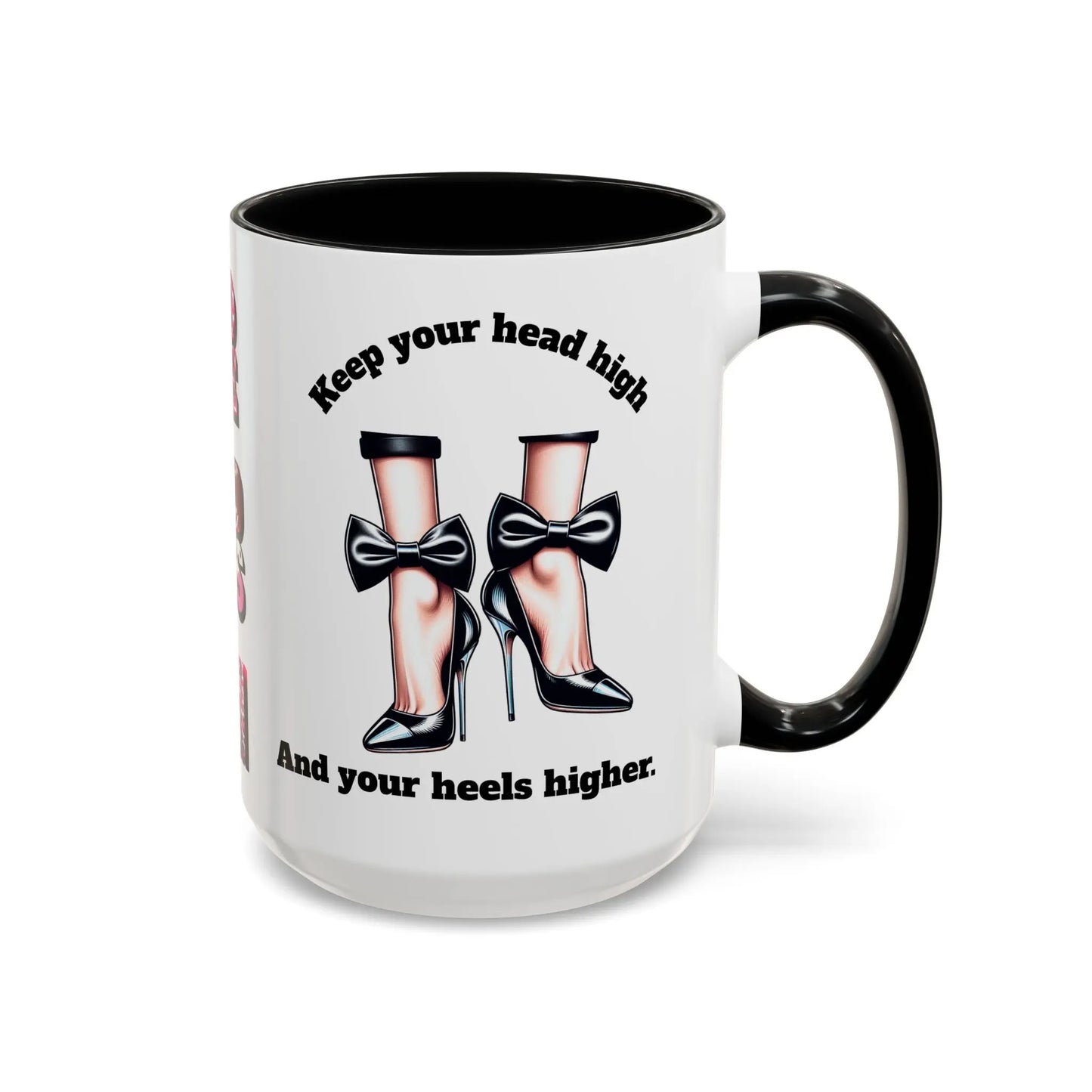 Inspirational Woman Power Accent Mug Love, Zen, Badass