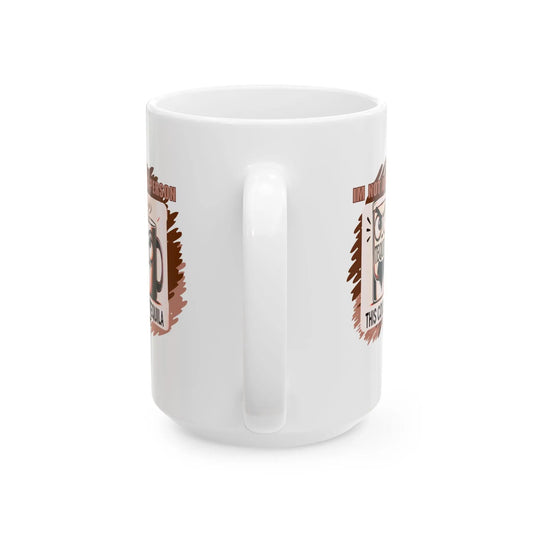 Funny Ceramic Mug, Not a Morning Person Printify