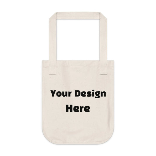 The Bean Grind Organic Canvas Tote Bag, Customize It Printify