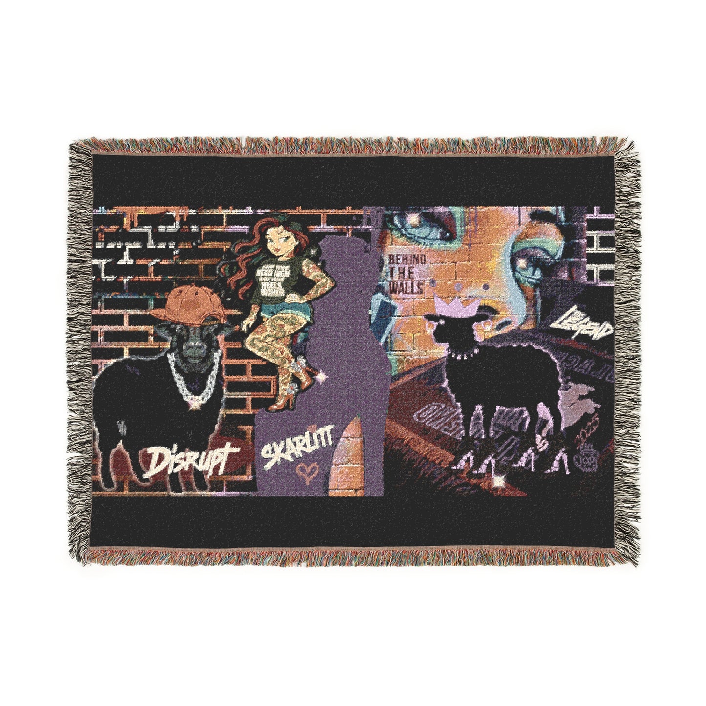 Behind The Walls Energy Woven Blanket โ Edition #1 for Empaths & Recovery Warriors