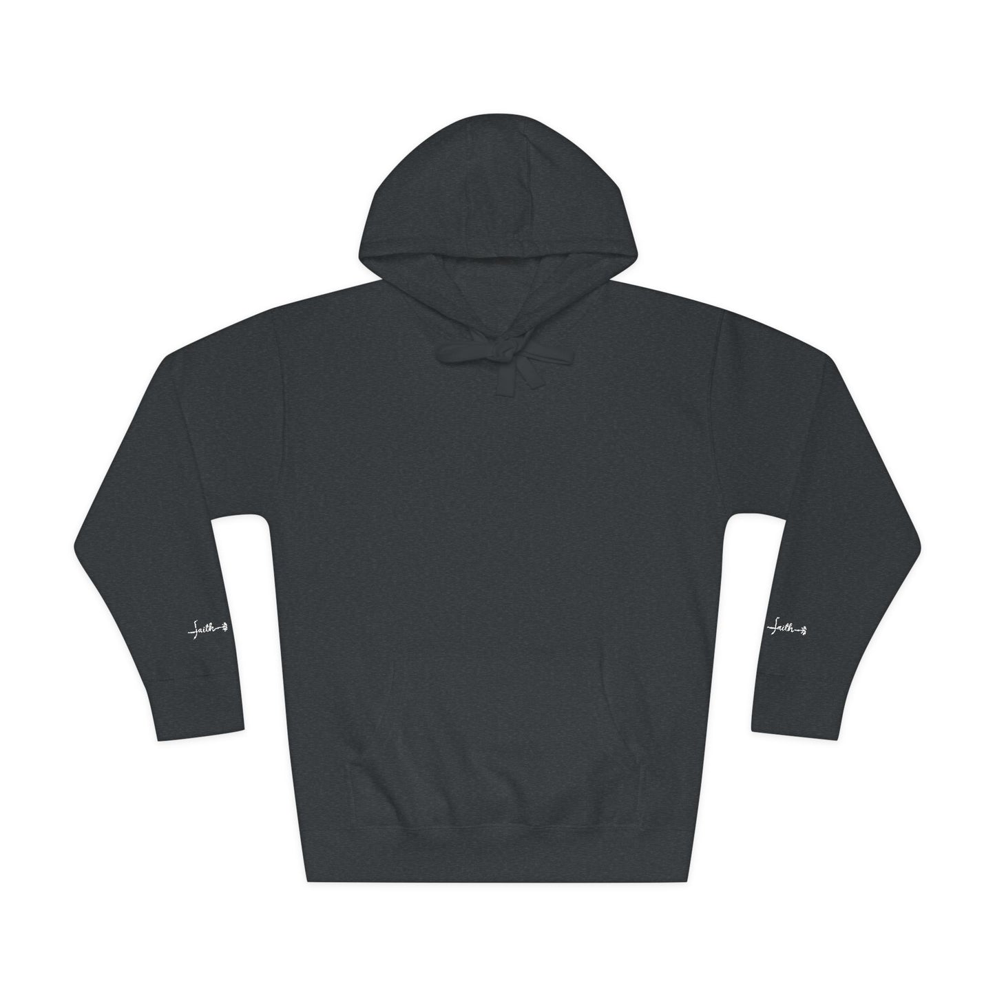 Minimalist Unisex Fleece Hoodie -Faith