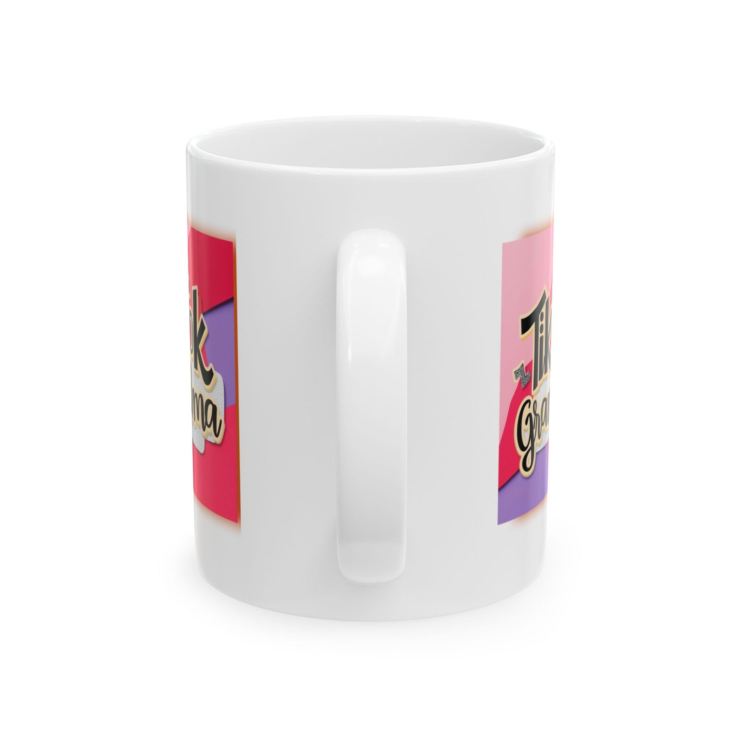 Keramiktasse mit TikTok-Motiv