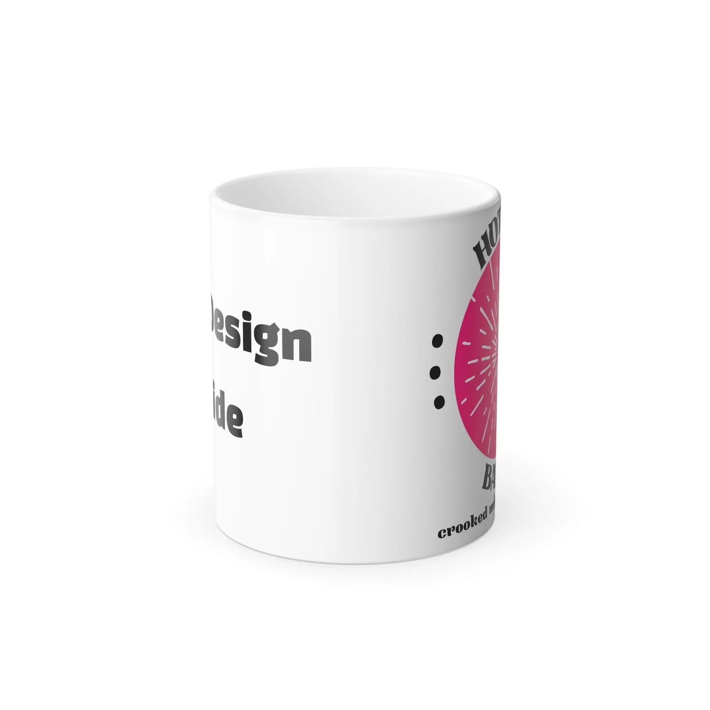 Hidden Message Mug, Hot Girl Baddie + Custom Design & Matching Vinyl Sticker Printify