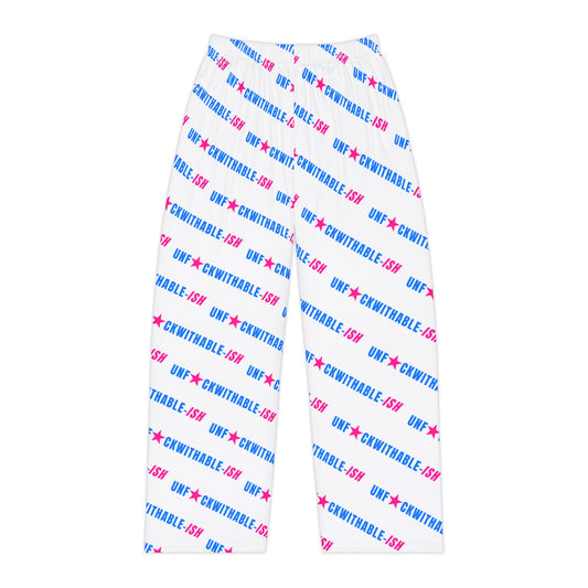 UNF★CKWITHABLE-ISH Streetwear Style Lounge Pants Women’s, White