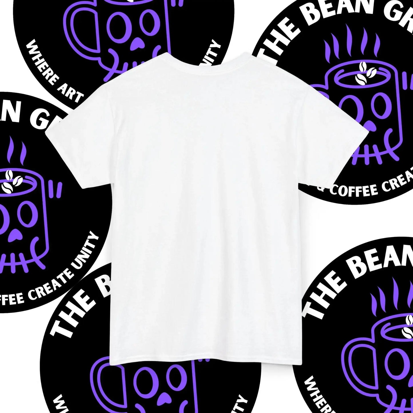 The Bean Grindβ’ Comfy 100% Cotton Tee Printify
