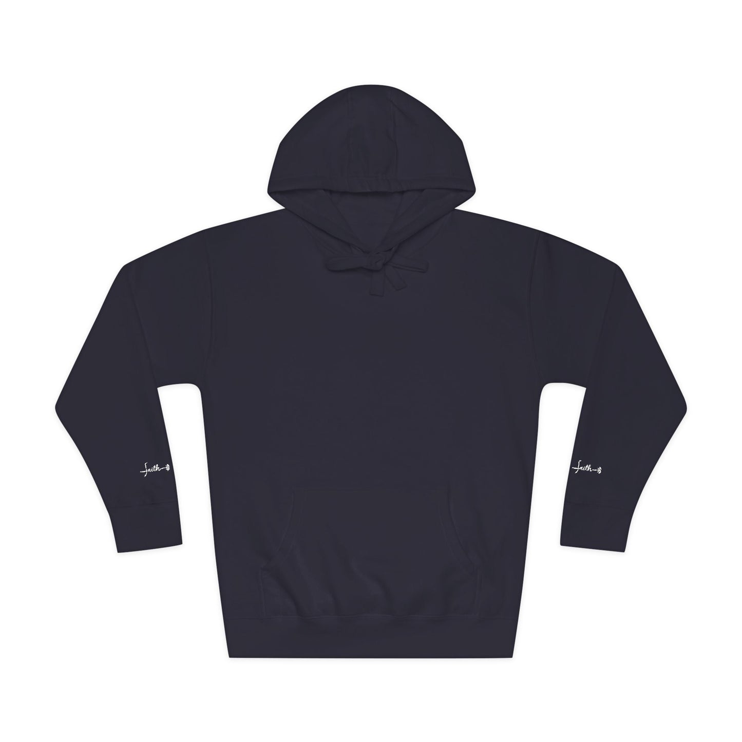 Minimalist Unisex Fleece Hoodie -Faith Printify