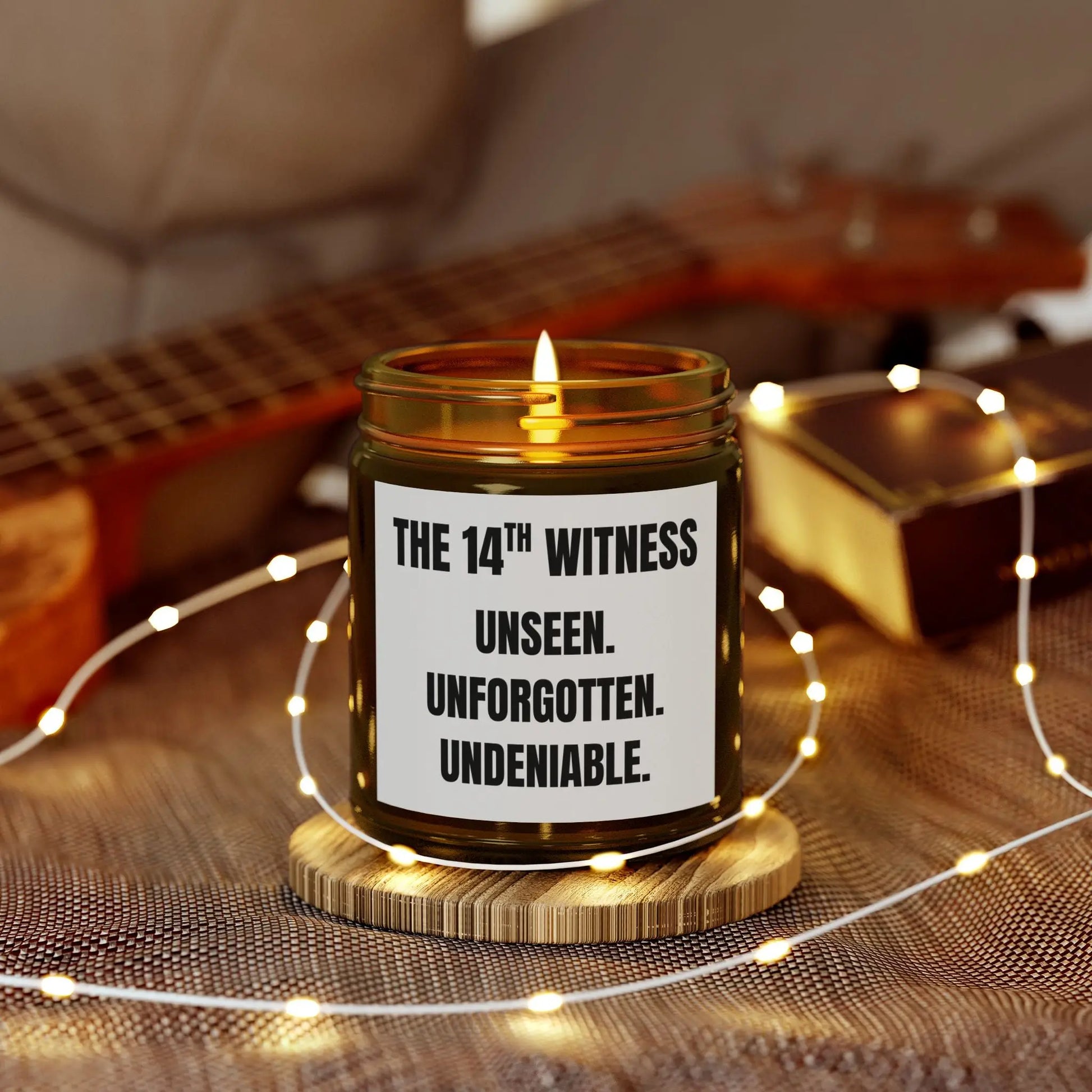 The 14th Witness, Soy Candle, "Truth Teller." Printify