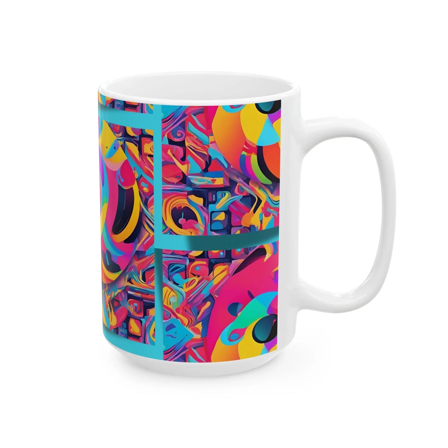 TikTok Inspired Mug, Multi-Color Design Printify