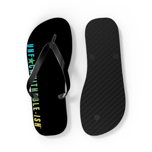 UNF★CKWITHABLE-ISH™ Flip Flops Rainbow