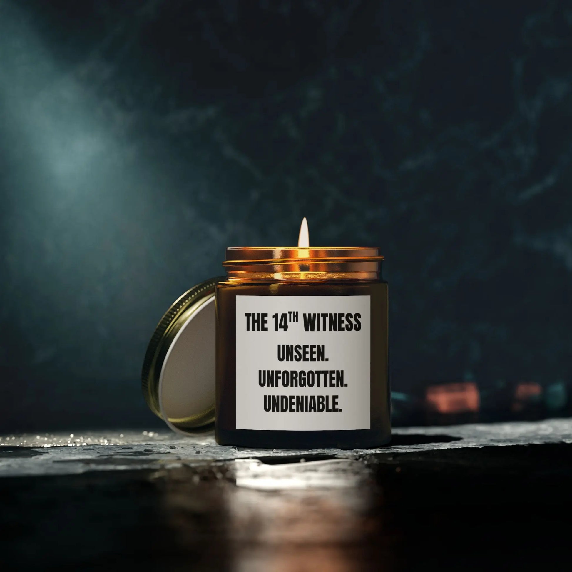 The 14th Witness, Soy Candle, "Truth Teller." Printify