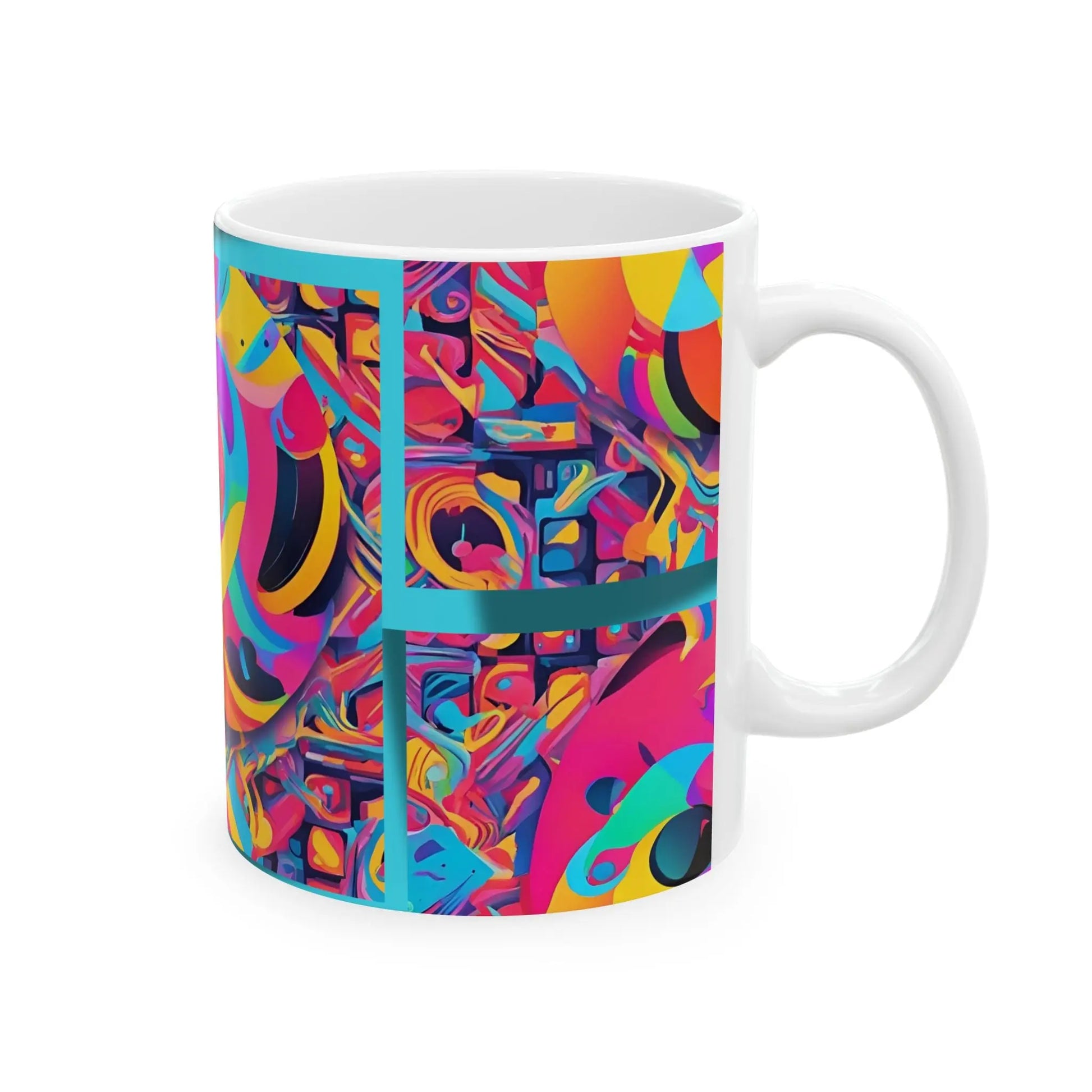 TikTok Inspired Mug, Multi-Color Design Printify