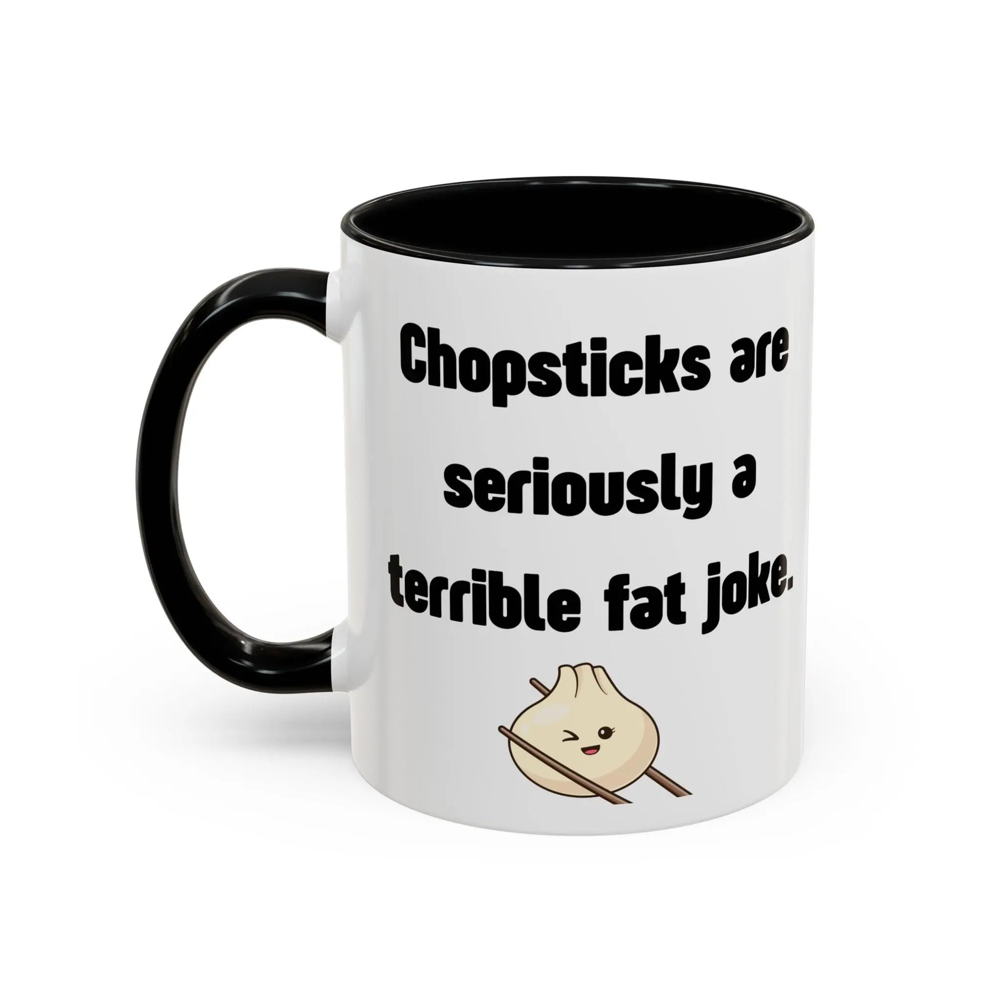 Funny Ceramic Mug, Fat Jokes Printify