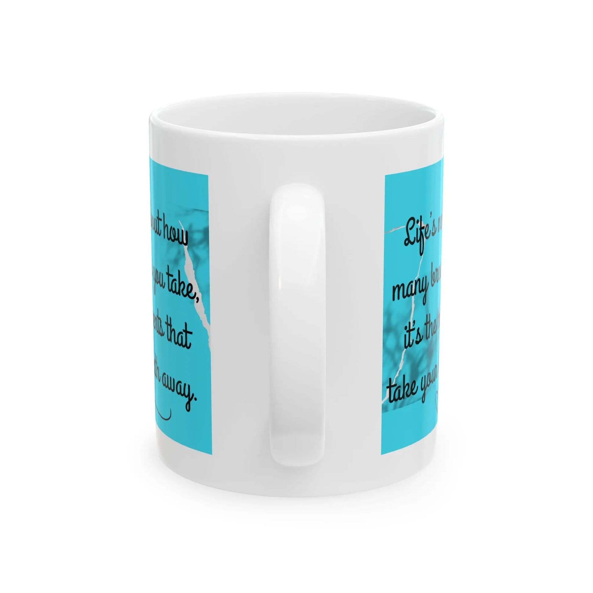 Inspirational Ceramic Mug, Life Printify