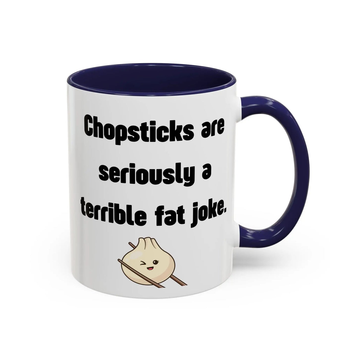 Funny Ceramic Mug, Fat Jokes Printify
